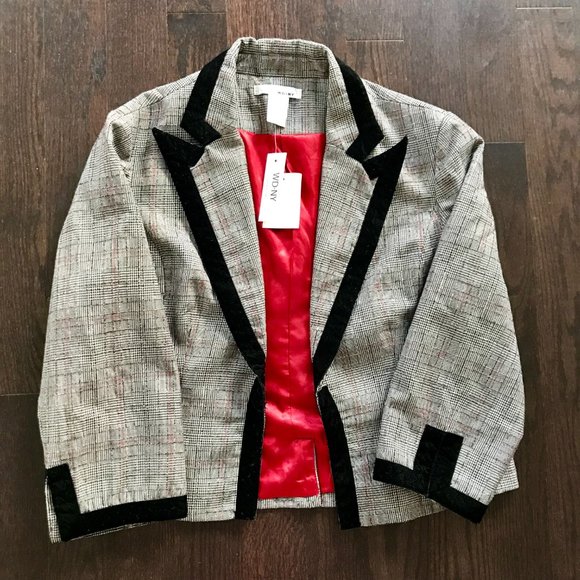 WDNY - Gray Blazer Coat for Women - Picture 3 of 9